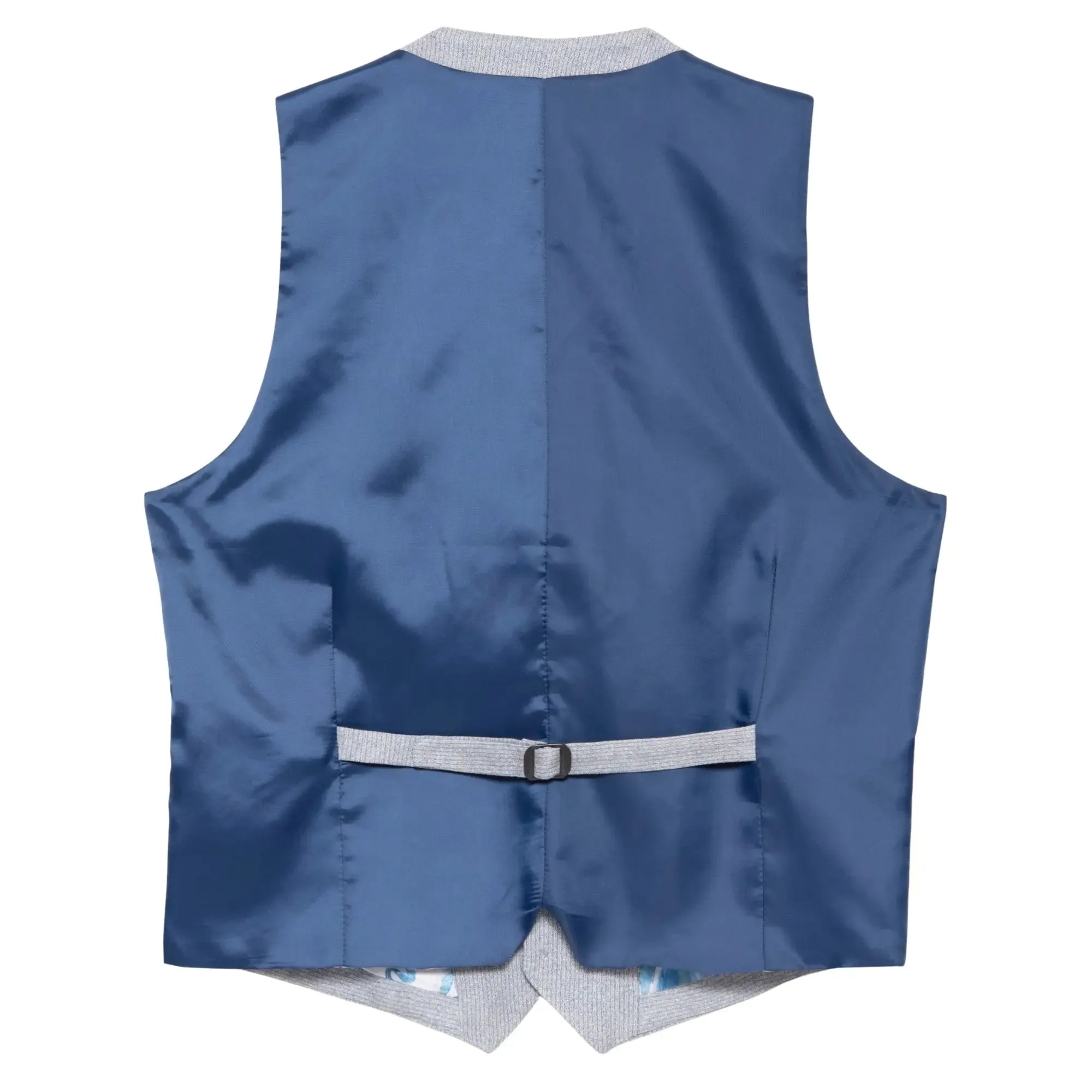 Textured Suit Waistcoat - Blue