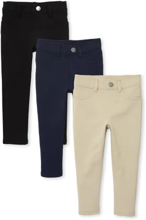 The Children's Place Baby Toddler Girls Ponte Knit Pull on Jeggings