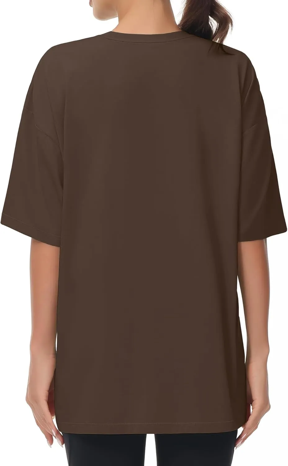THE GYM PEOPLE Women's Casual Oversized T-Shirts Summer Crewneck Short Sleeve Workout Basic Tee Tops