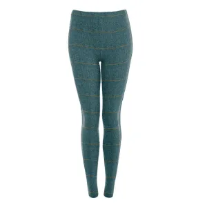 Thermal Leggings Evelith Tweed in Teal