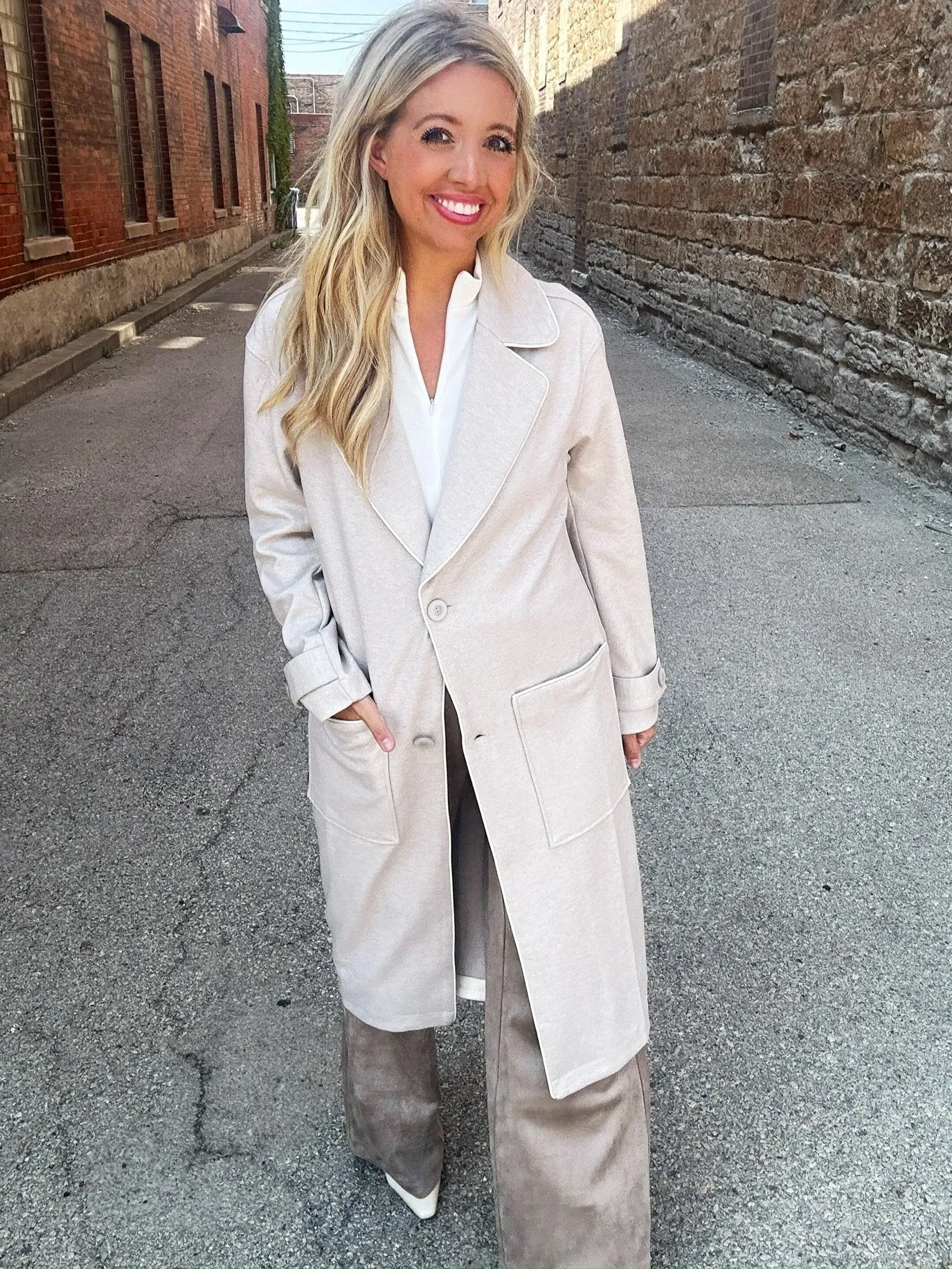 Thrive Societe Quinn Trench Coat