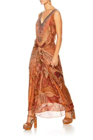 TIE FRONT DRESS MULTI WEAR FAMILY GATHERING