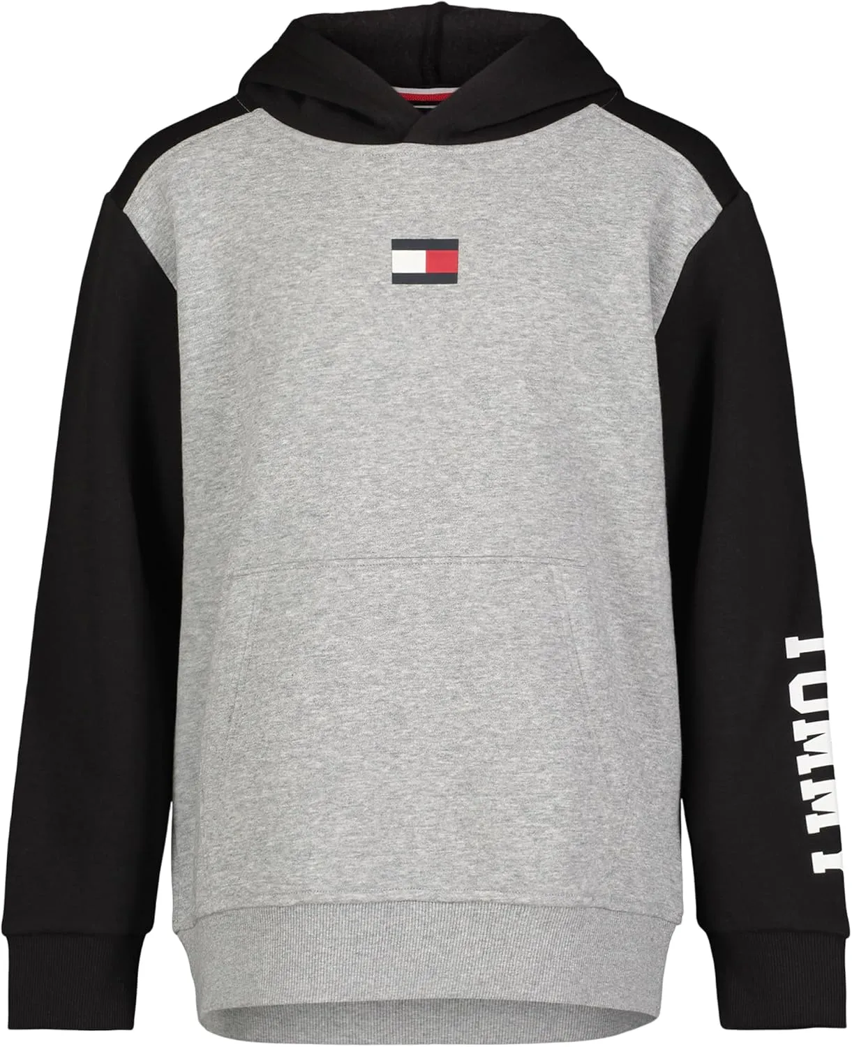 Tommy Hilfiger Boy's Long Sleeve Fleece Pull-over Hoodie