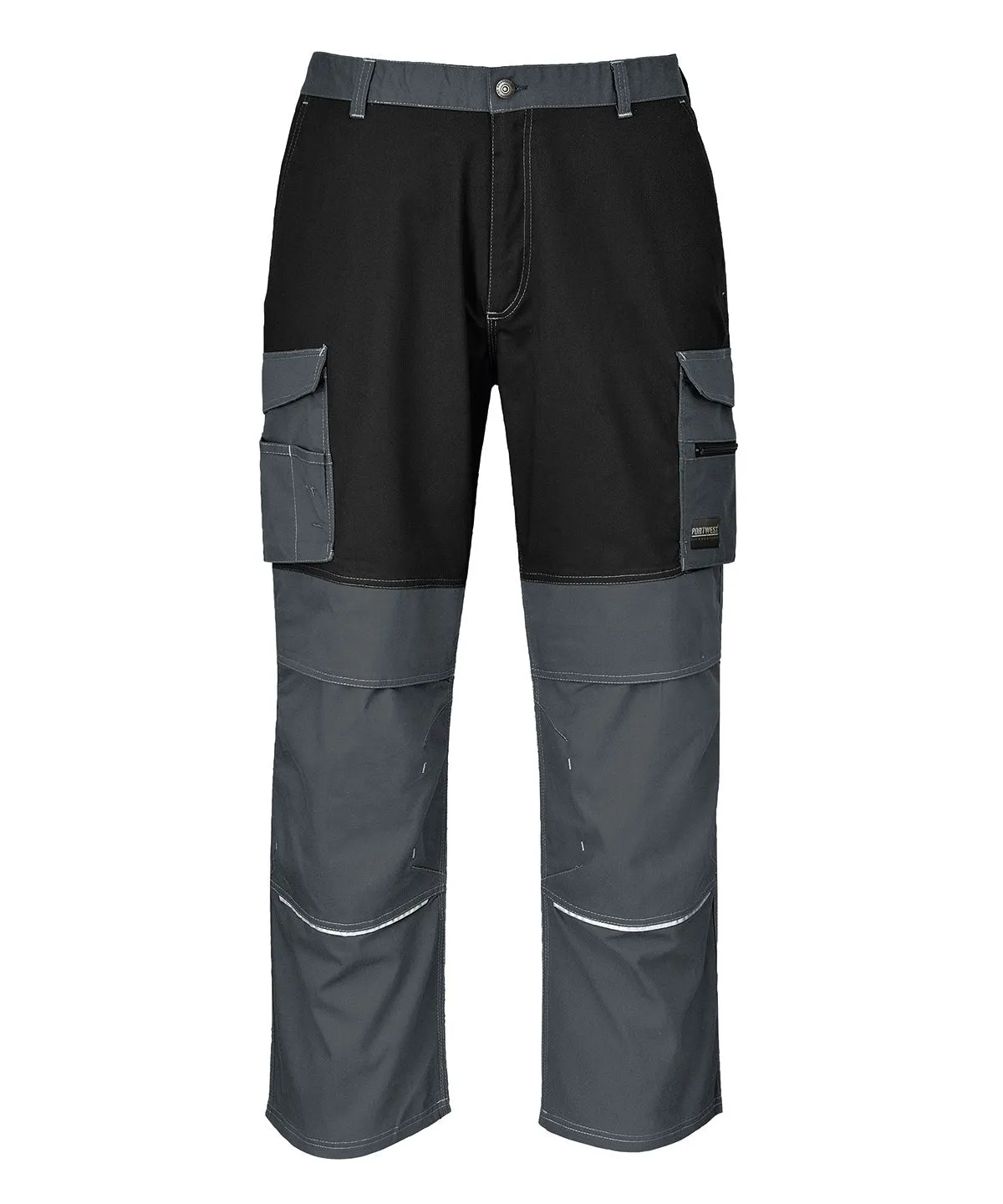 Two-Tone Zoom Grey/Black - Granite trousers (KS13) regular fit