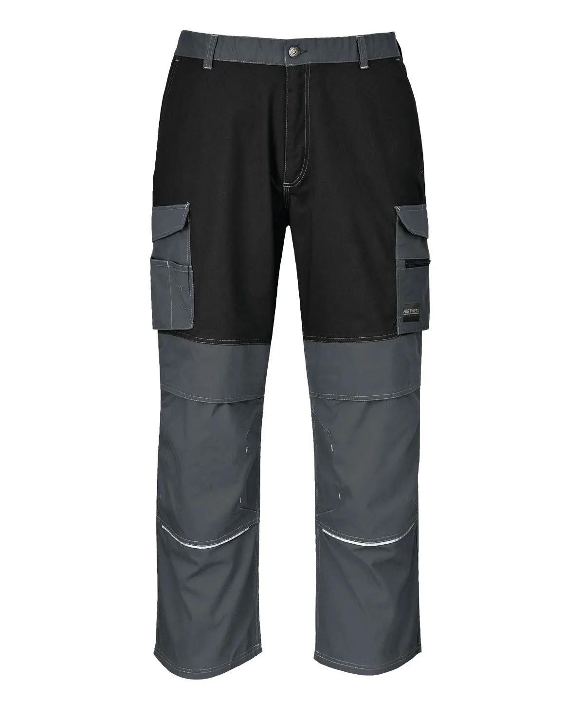 Two-Tone Zoom Grey/Black - Granite trousers (KS13) regular fit