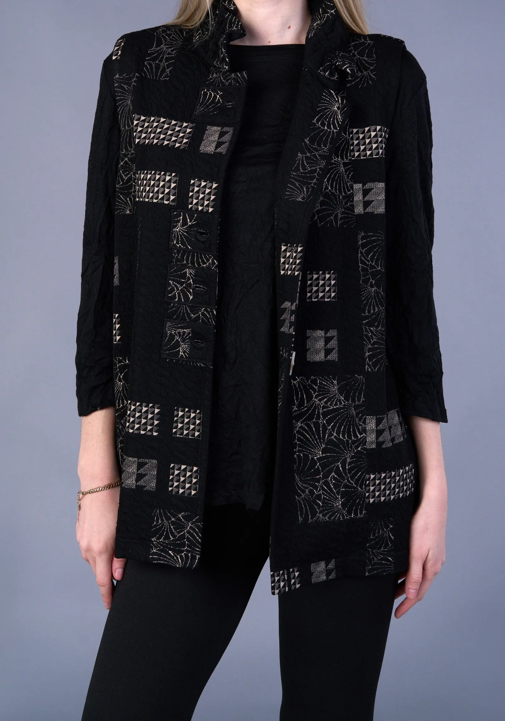 Unique jacquard vest