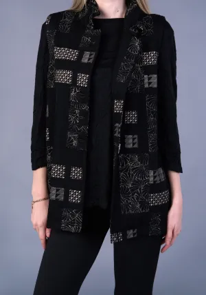 Unique jacquard vest