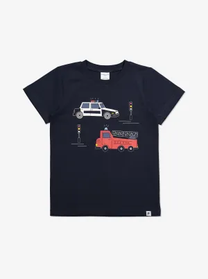 Vehicle Print Kids T-Shirt