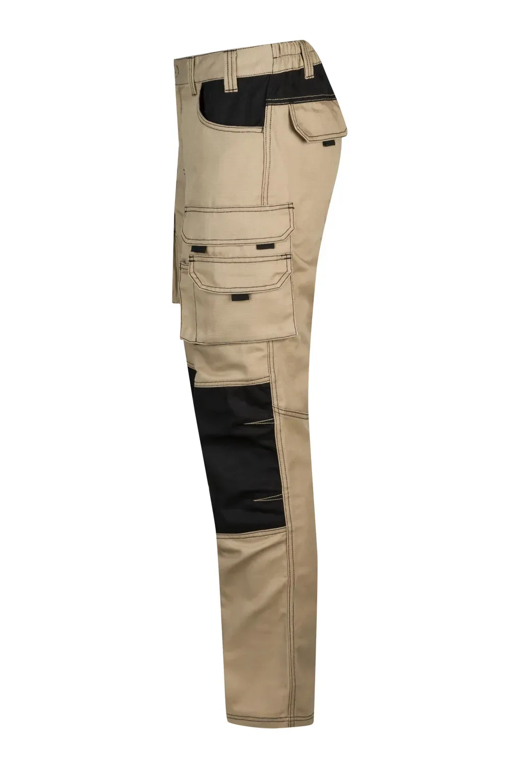Velilla - TWO-TONE CANVAS TROUSERS