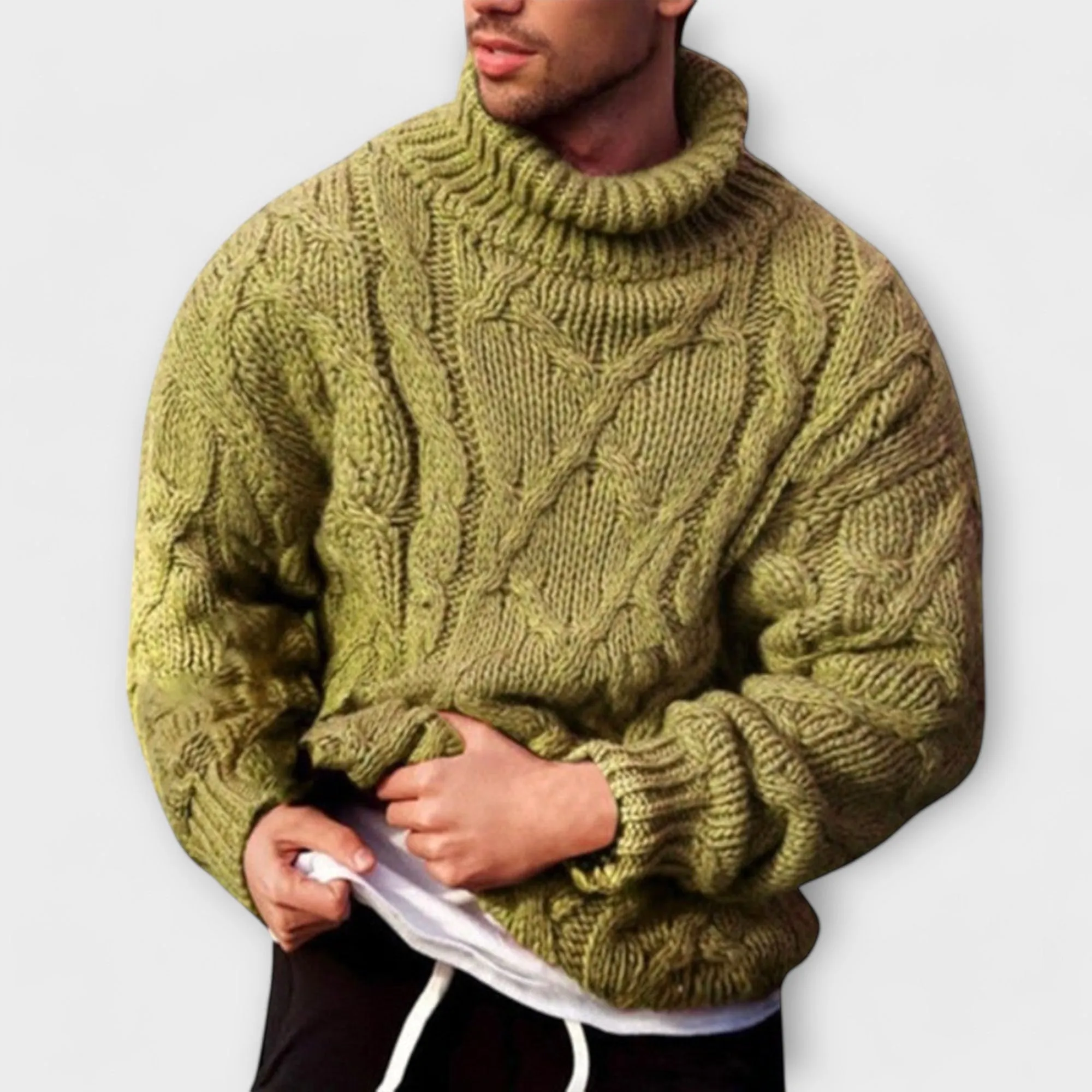 Victor | Knitted Winter Turtleneck