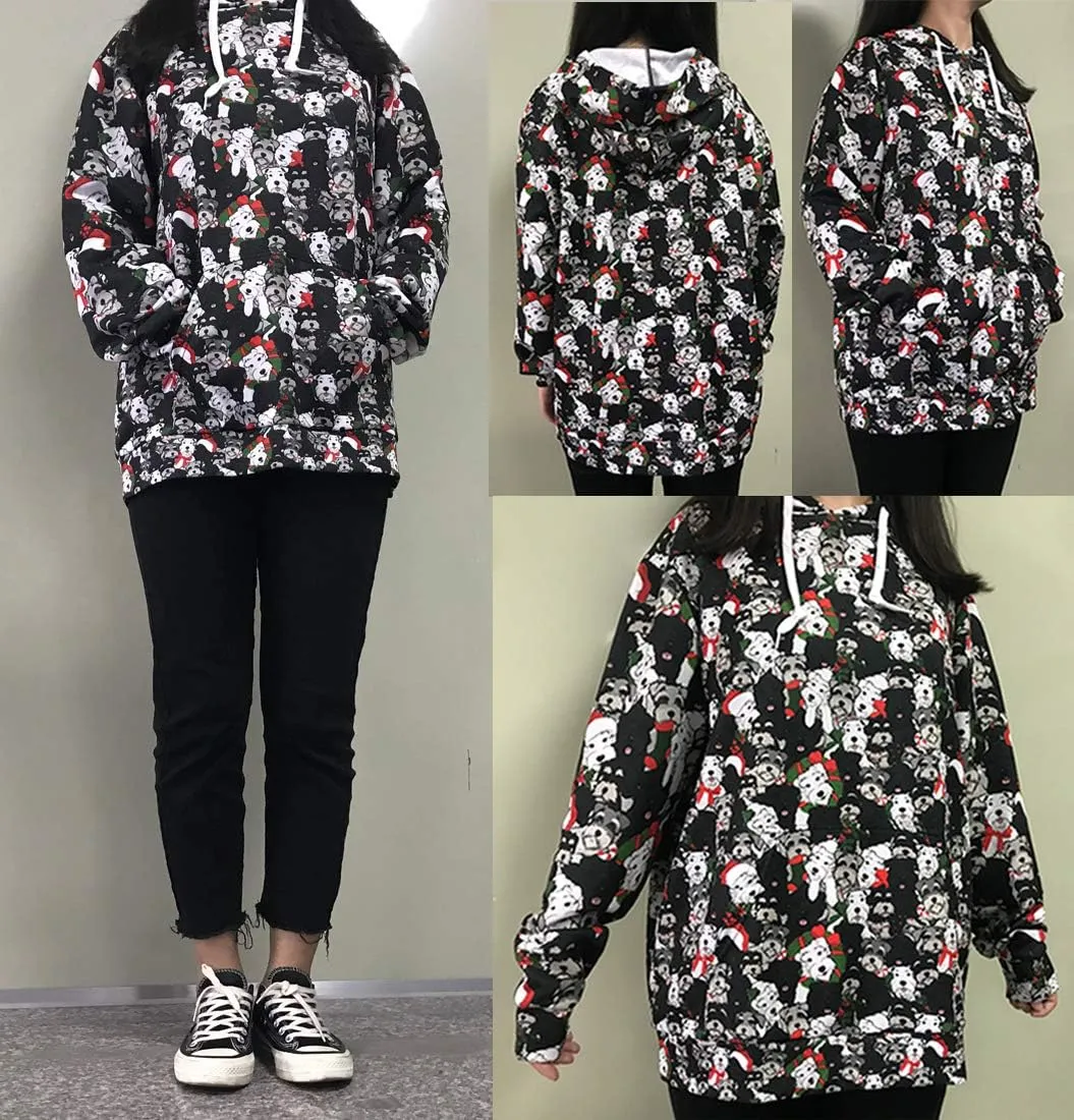WELLFLYHOM Womens Sweatshirts Pullover Hoodies Teens Sportwear Fall Tops