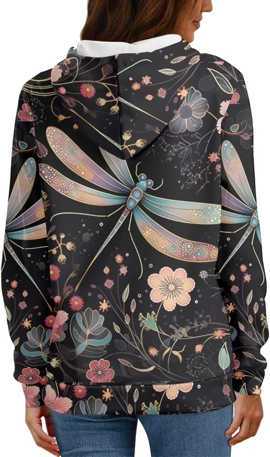 WELLFLYHOM Womens Sweatshirts Pullover Hoodies Teens Sportwear Fall Tops