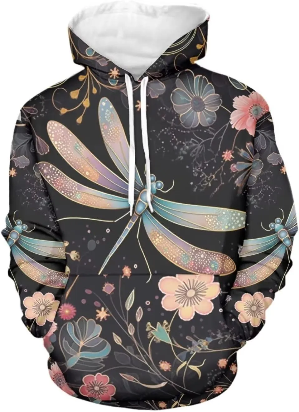 WELLFLYHOM Womens Sweatshirts Pullover Hoodies Teens Sportwear Fall Tops