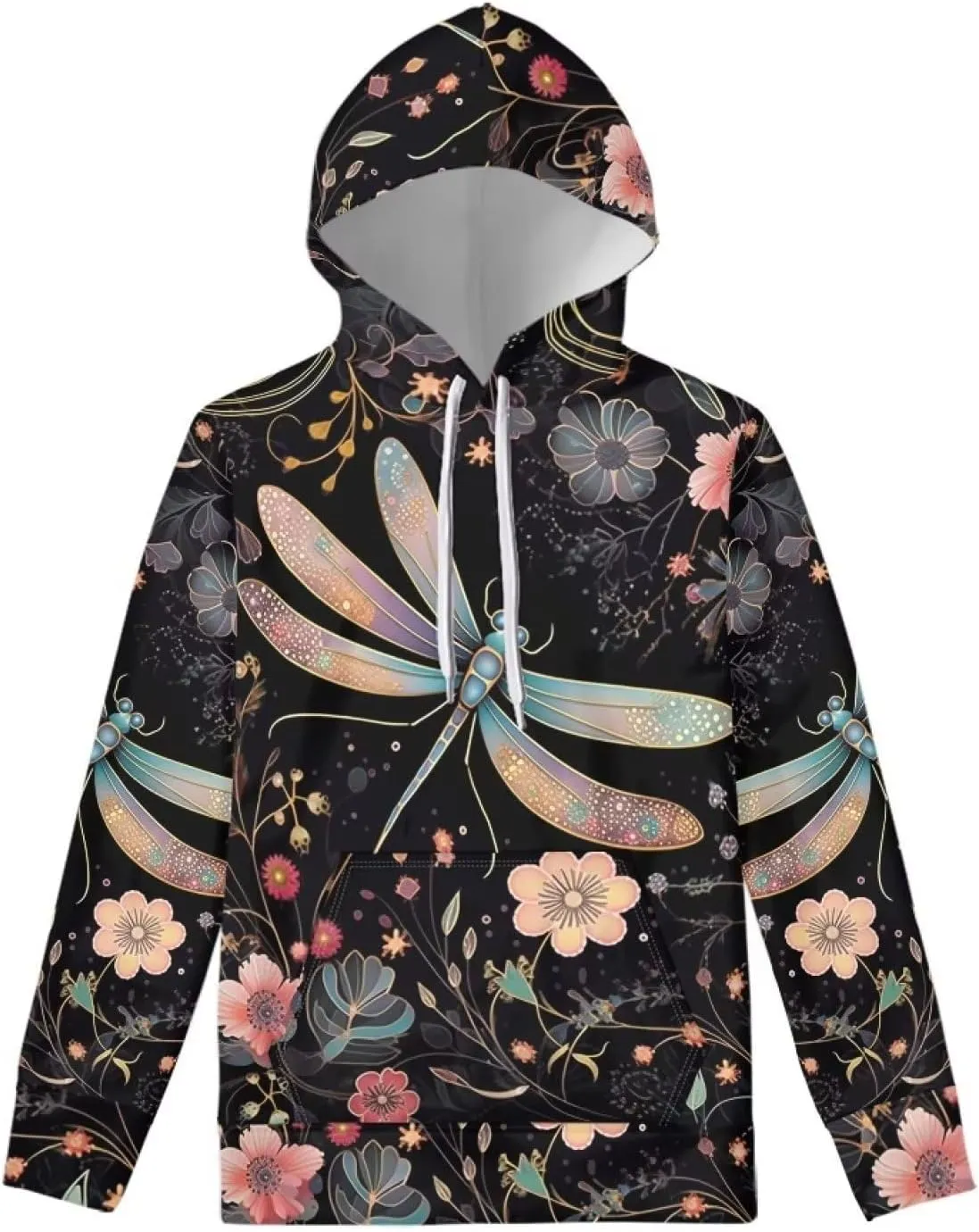 WELLFLYHOM Womens Sweatshirts Pullover Hoodies Teens Sportwear Fall Tops