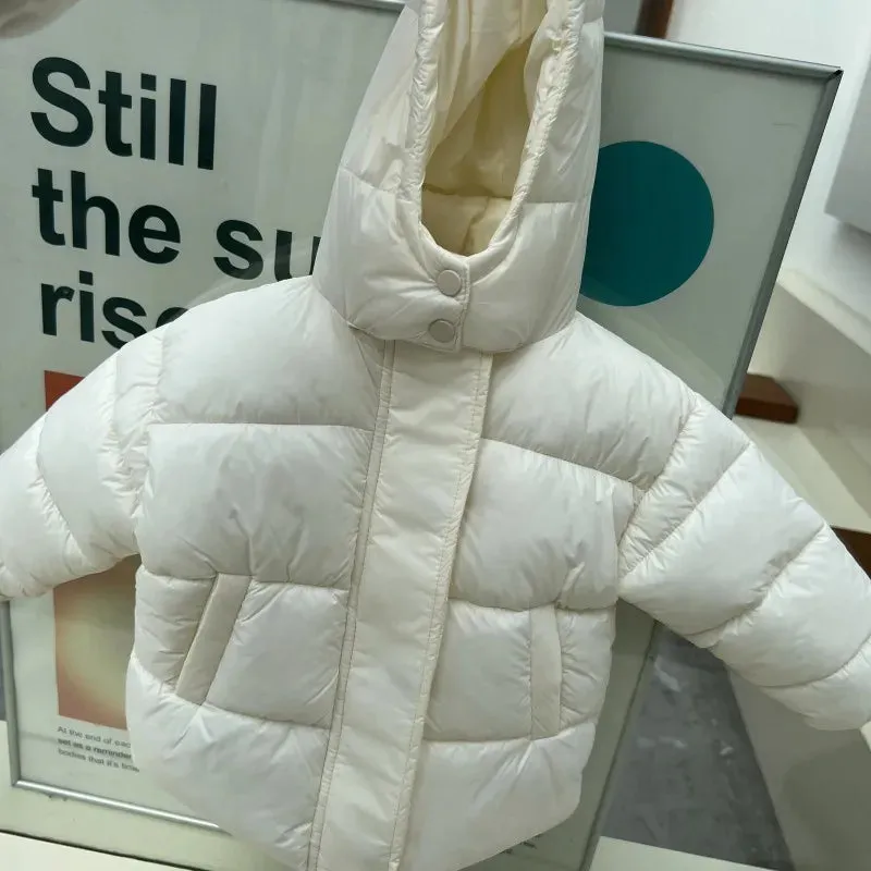 Winter Kids Parkas Korean Style Outerwear