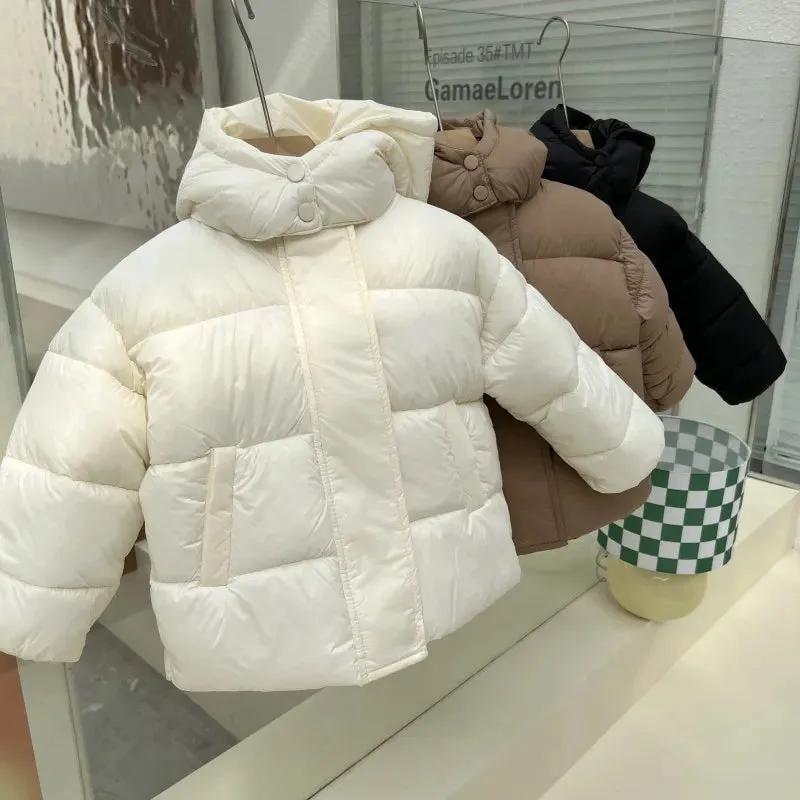 Winter Kids Parkas Korean Style Outerwear