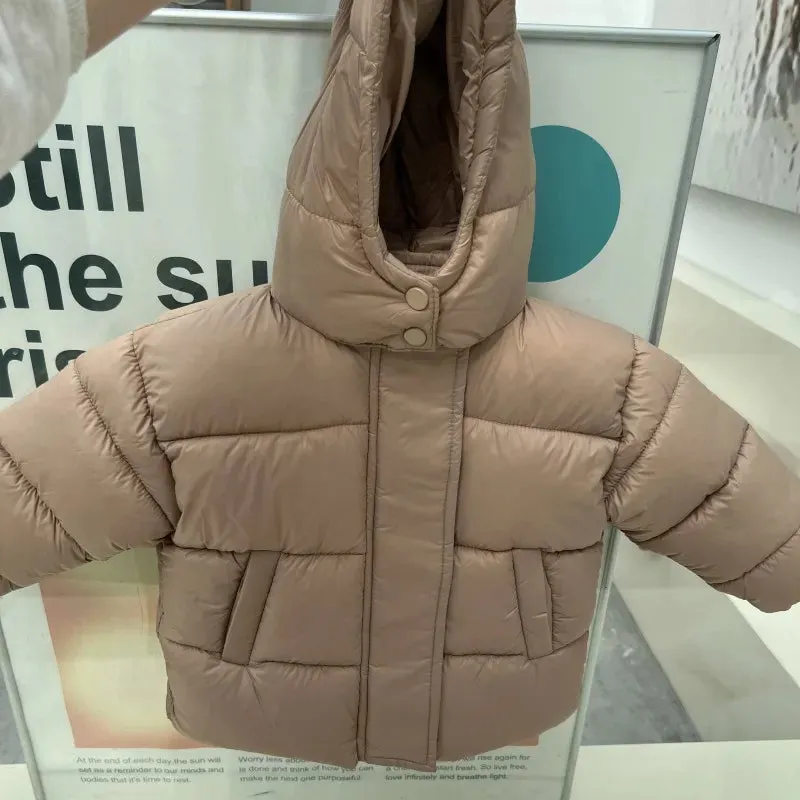 Winter Kids Parkas Korean Style Outerwear