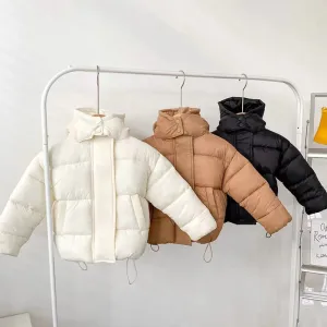 Winter Kids Parkas Korean Style Outerwear