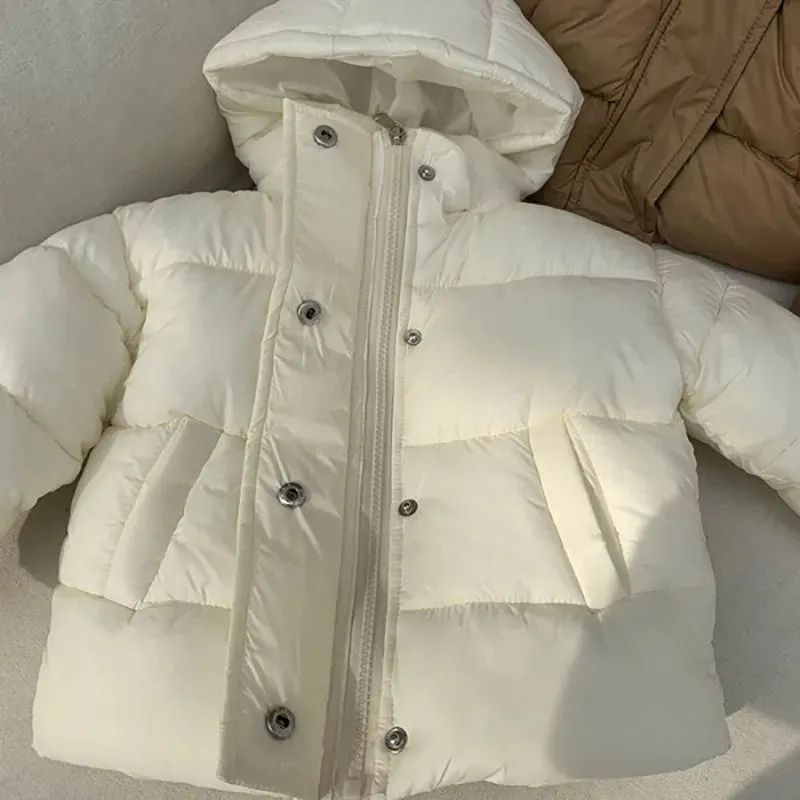 Winter Kids Parkas Korean Style Outerwear
