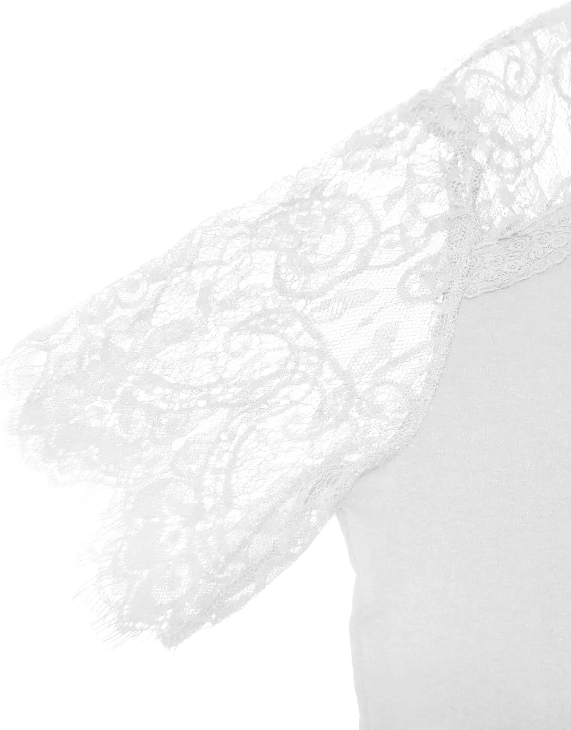 WMZCYXY Womens Lace Short Sleeve Tops V Neck Summer T Shirt Dressy Casual Blouses