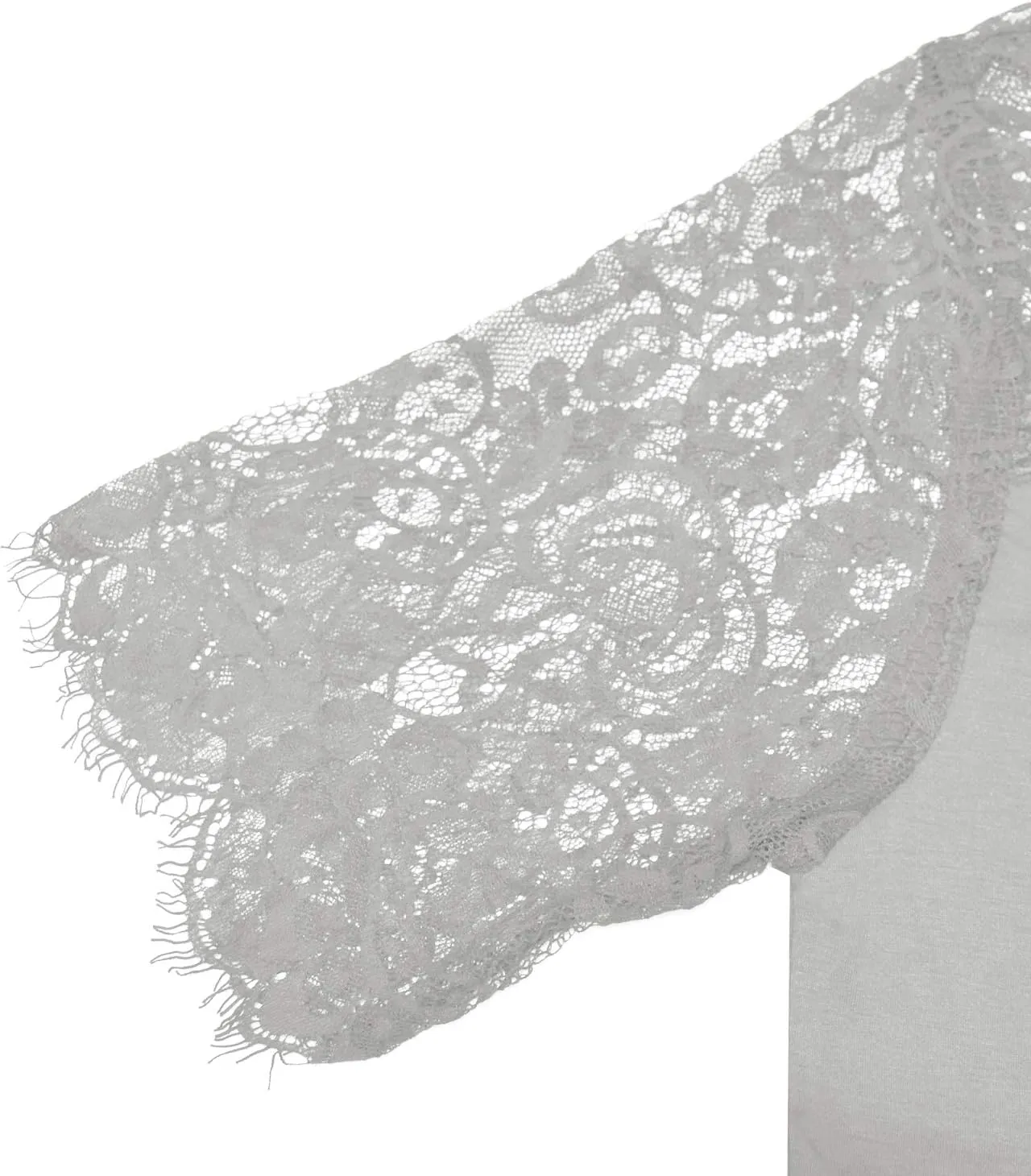 WMZCYXY Womens Lace Short Sleeve Tops V Neck Summer T Shirt Dressy Casual Blouses