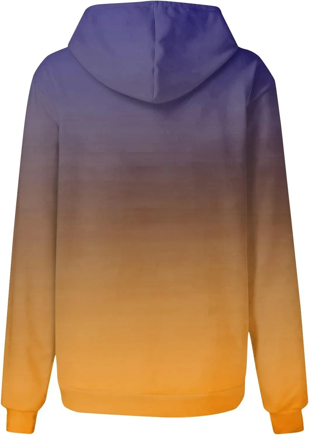 Women Casual Autumn Pullover Long Sleeve Plus Size Soft Hoodies Fashion Printed Sweatshirt with Pocket