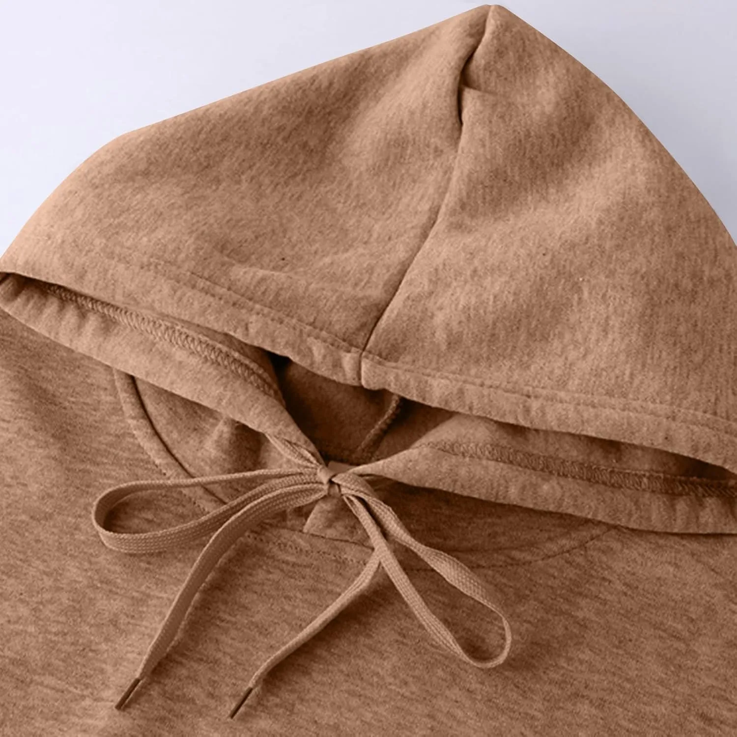 Womens Hoodie Casual Solid Color Pullover Tops Y2k Hoodie Oversized Sweatshirts Fleece Hoodies Comfy Fashion Outfits