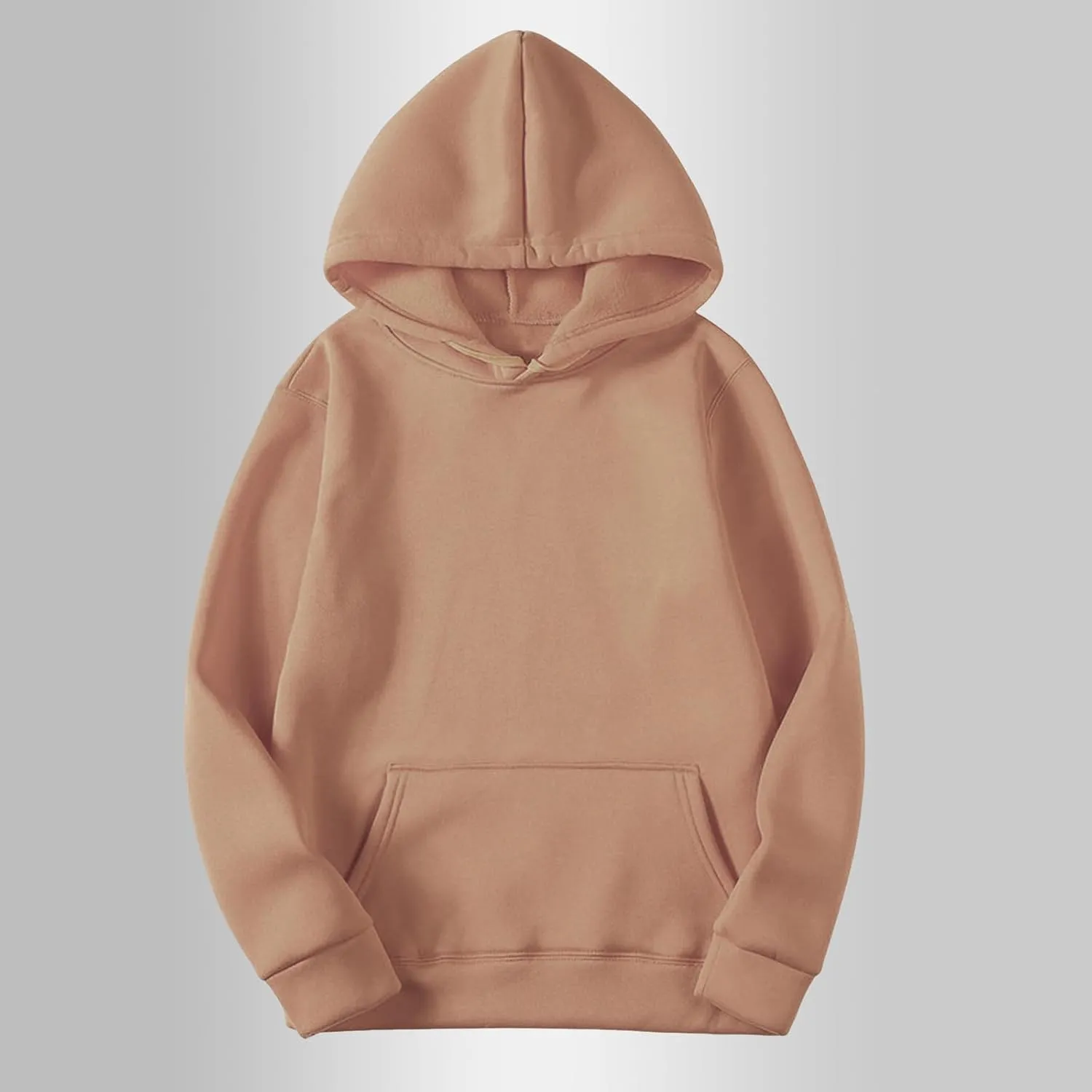 Womens Hoodie Casual Solid Color Pullover Tops Y2k Hoodie Oversized Sweatshirts Fleece Hoodies Comfy Fashion Outfits