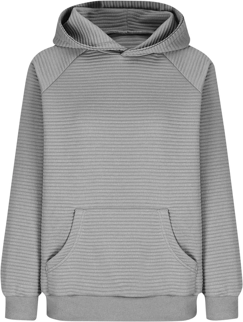 Womens Hoodies Loose Fleece Long Sleeve Hooded Sweatshirts Casual Comfy Crew Neck Pullover Top with Pockets