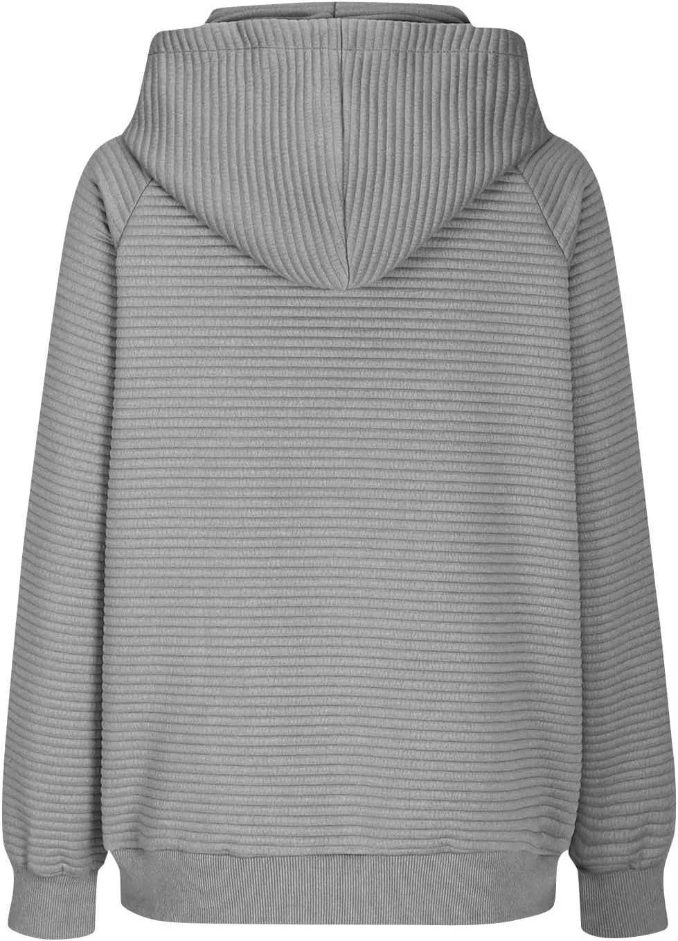 Womens Hoodies Loose Fleece Long Sleeve Hooded Sweatshirts Casual Comfy Crew Neck Pullover Top with Pockets