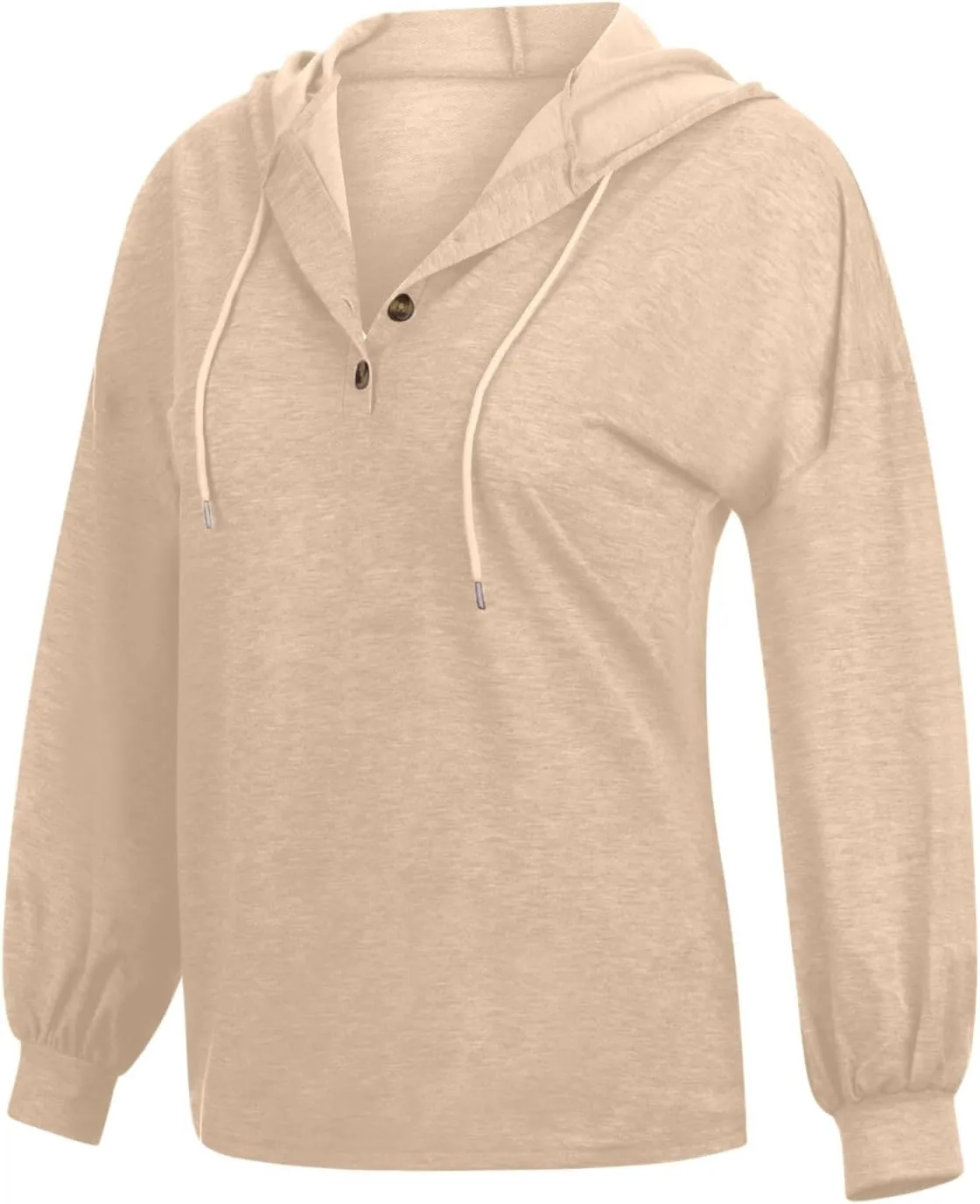 Womens Tops Hoodies Long Sleeve Botton Down Sweatshirt Oversized V Neck Shirts Spring Fall Going Out Workout Outfits