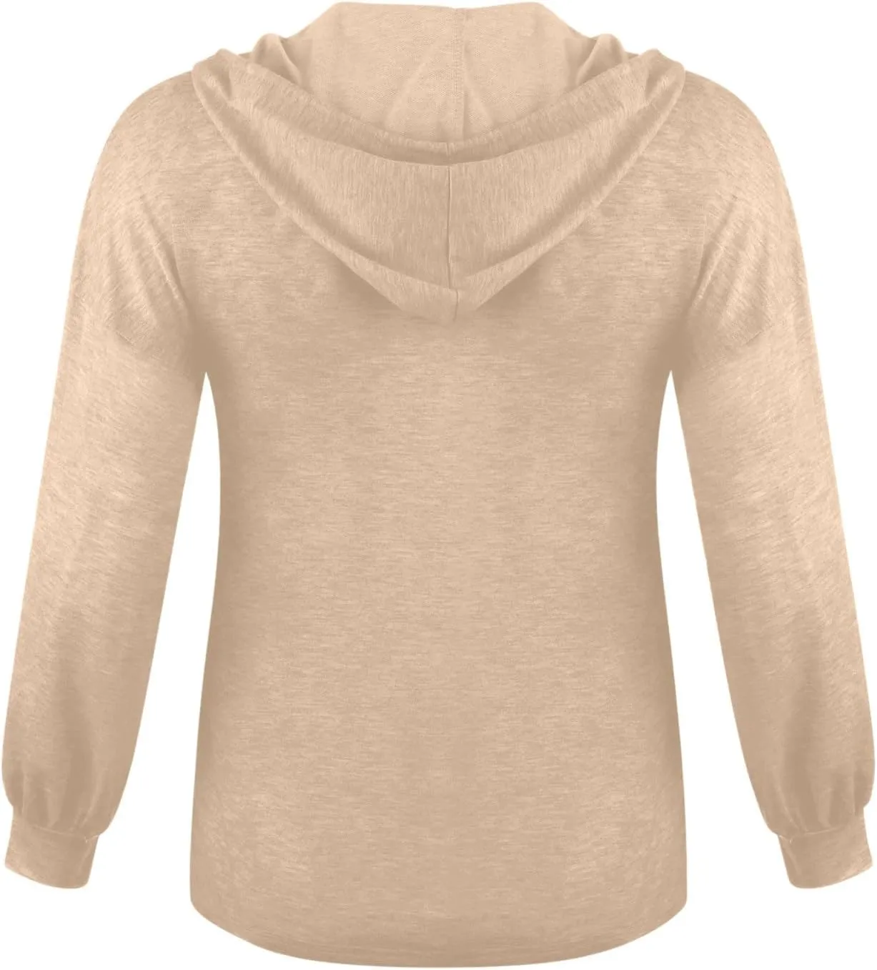 Womens Tops Hoodies Long Sleeve Botton Down Sweatshirt Oversized V Neck Shirts Spring Fall Going Out Workout Outfits