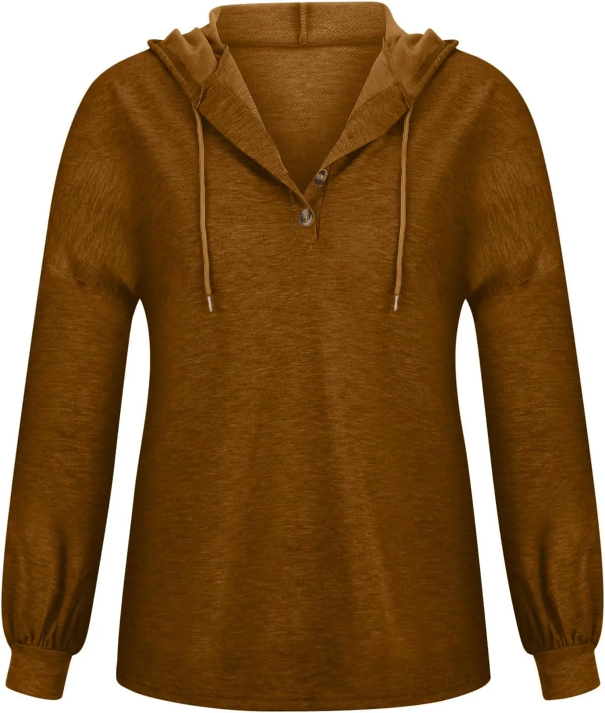 Womens Tops Hoodies Long Sleeve Botton Down Sweatshirt Oversized V Neck Shirts Spring Fall Going Out Workout Outfits